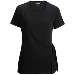 Image of Edwards Soft Wrap Blouse	