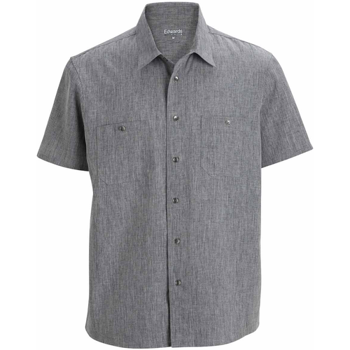 Edwards MELANGE CAMP SHIRT image thumbnail