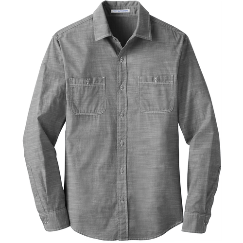 Port Authority® Men's Slub Chambray Shirt image thumbnail
