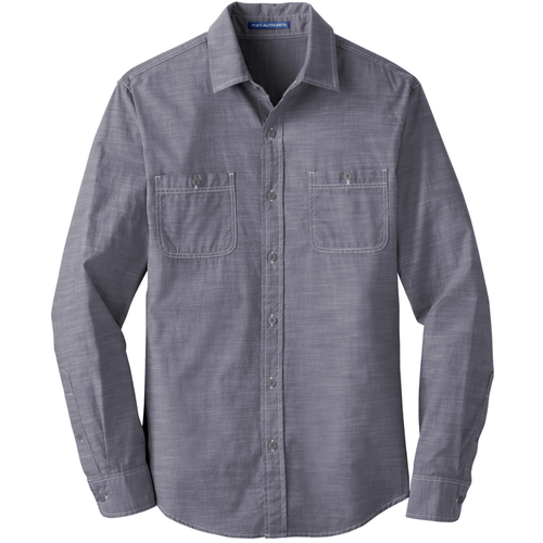 Port Authority® Men's Slub Chambray Shirt image thumbnail