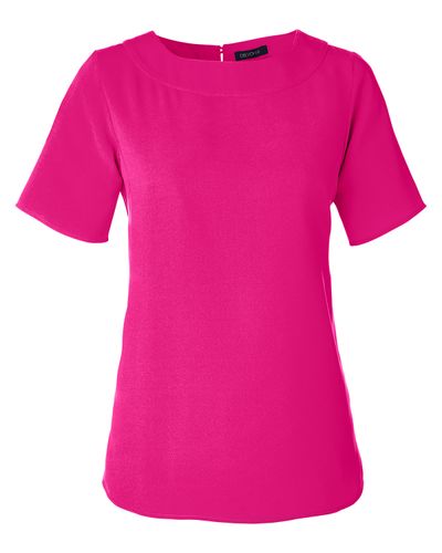 Devon & Jones Ladies' Perfect Fit™ Boat-Neck Blouse - GF image thumbnail