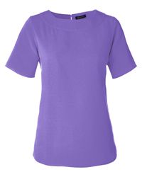 Image of Devon & Jones Ladies' Perfect Fit™ Boat-Neck Blouse - GF