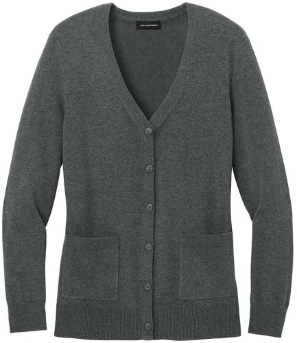 Port Authority® Women’s Easy Care Button-Up Cardigan Sweater - GF image thumbnail
