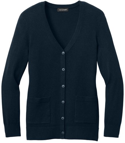 Port Authority® Women’s Easy Care Button-Up Cardigan Sweater - GF image thumbnail