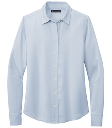 Image of Brooks Brothers Women's Full-Button Satin Blouse