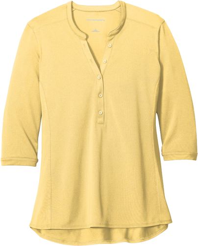 Port Authority ® Ladies UV Choice Pique Henley image thumbnail