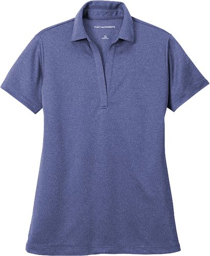 Port Authority® Ladies Heathered Silk Touch™ Performance Polo image thumbnail