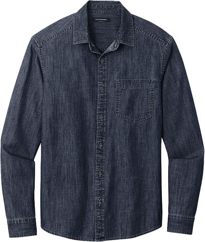 Port Authority® Long Sleeve Perfect Denim Shirt image thumbnail