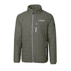 Image of Cutter & Buck Rainier PrimaLoft Mens Eco Insulated Full Zip Puffer Jacket