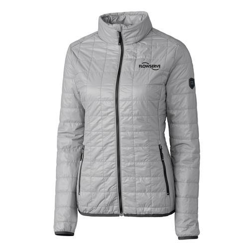 Cutter & Buck Rainier PrimaLoft Womens Eco Insulated Full Zip Puffer Jacket image thumbnail