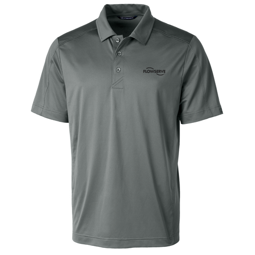 Cutter & Buck Prospect Textured Stretch Mens Short Sleeve Polo image thumbnail