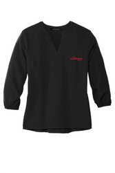 Image of Mercer+Mettle Women's Stretch Crepe 3/4-Sleeve Blouse