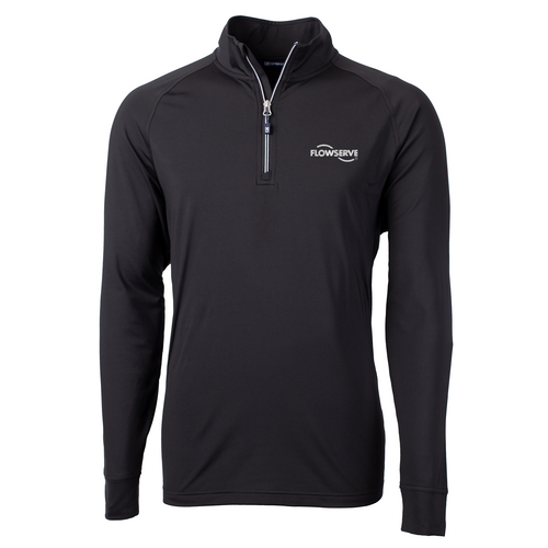 Cutter & Buck Adapt Eco Knit Stretch Recycled Mens Quarter Zip Pullover image thumbnail