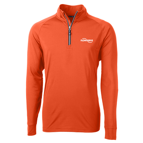 Cutter & Buck Adapt Eco Knit Stretch Recycled Mens Quarter Zip Pullover image thumbnail