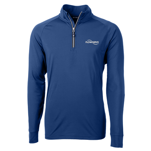 Cutter & Buck Adapt Eco Knit Stretch Recycled Mens Quarter Zip Pullover image thumbnail