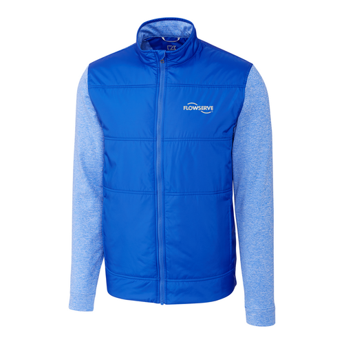 Cutter & Buck Stealth Hybrid Quilted Mens Full Zip Windbreaker Jacket image thumbnail