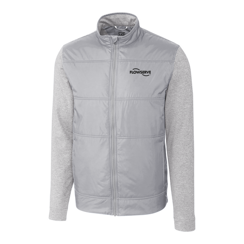 Cutter & Buck Stealth Hybrid Quilted Mens Full Zip Windbreaker Jacket image thumbnail