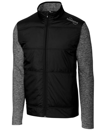 Cutter & Buck Stealth Hybrid Quilted Mens Full Zip Windbreaker Jacket image thumbnail