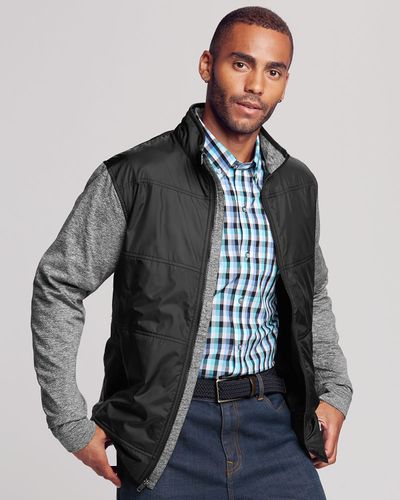 Cutter & Buck Stealth Hybrid Quilted Mens Full Zip Windbreaker Jacket image thumbnail