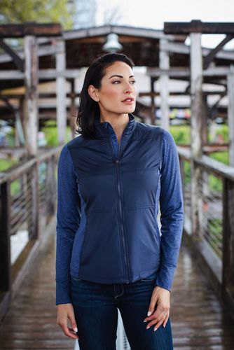 Cutter & Buck Stealth Hybrid Quilted Womens Full Zip Windbreaker Jacket image thumbnail