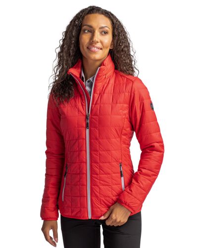Cutter & Buck Rainier PrimaLoft Womens Eco Insulated Full Zip Puffer Jacket image thumbnail
