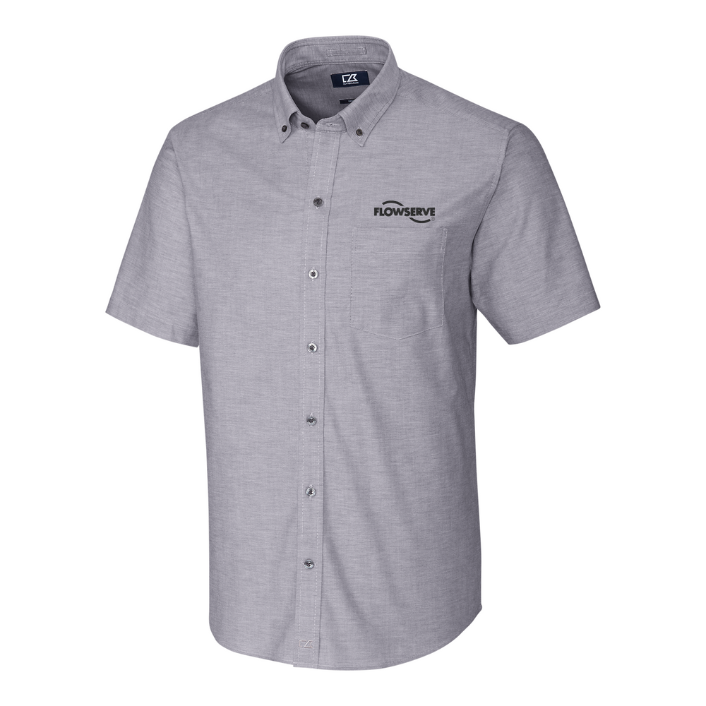 Cutter & Buck Stretch Oxford Mens Short Sleeve Dress Shirt primary image
