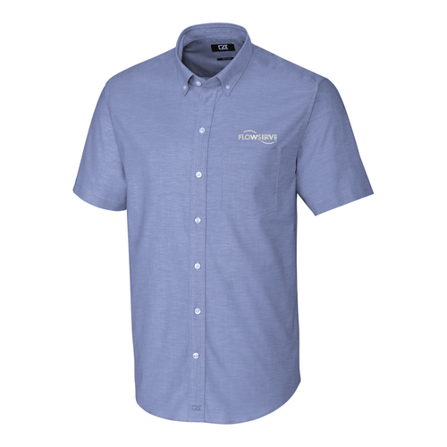 Cutter & Buck Stretch Oxford Mens Short Sleeve Dress Shirt image thumbnail