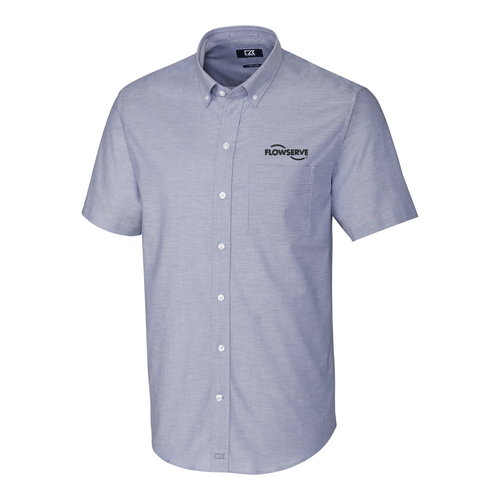 Cutter & Buck Stretch Oxford Mens Short Sleeve Dress Shirt image thumbnail