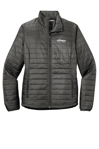 Ladies Packable Puffy Jacket image thumbnail