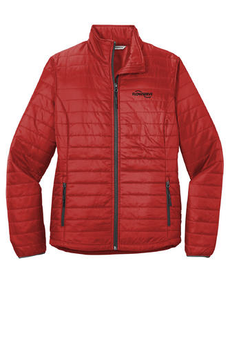 Ladies Packable Puffy Jacket image thumbnail