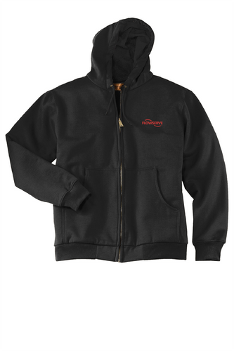 CornerStone Heavyweight Full-Zip Hooded Sweatshirt with Thermal Lining image thumbnail