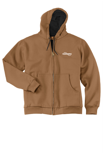 CornerStone Heavyweight Full-Zip Hooded Sweatshirt with Thermal Lining image thumbnail