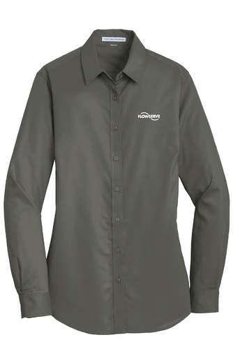 Port Authority Ladies SuperPro Twill Shirt image thumbnail