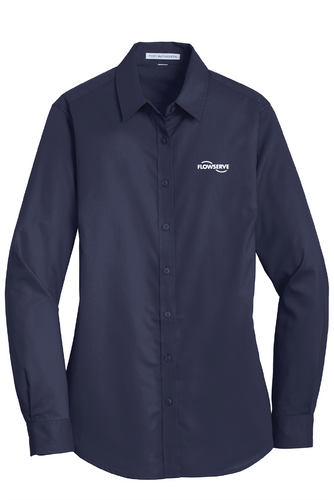Port Authority Ladies SuperPro Twill Shirt image thumbnail