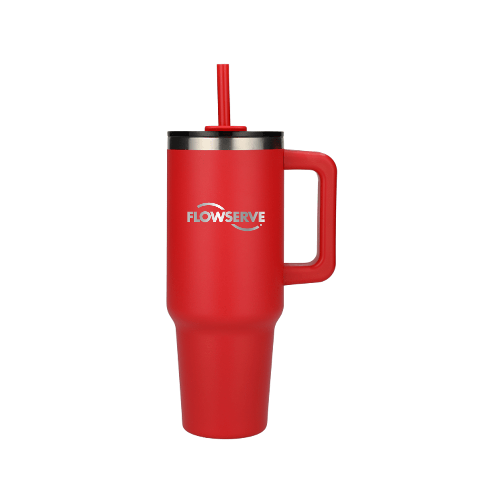 40 oz Vacuum Insulated Eco-Friendly Travel Tumbler With Straw primary image