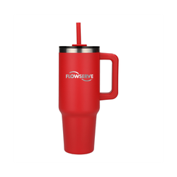 Image of 40 oz Vacuum Insulated Eco-Friendly Travel Tumbler With Straw