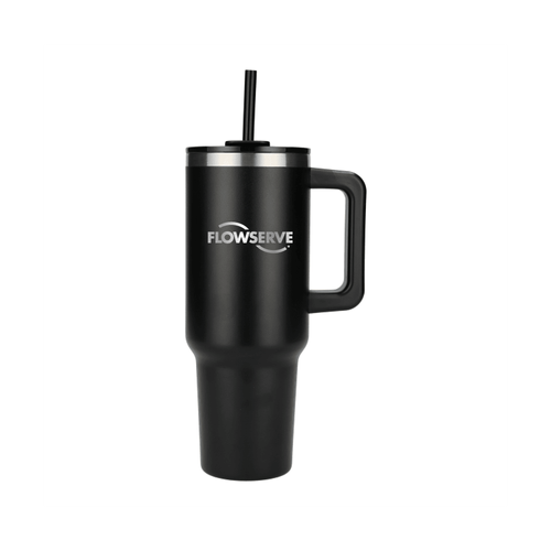 40 oz Vacuum Insulated Eco-Friendly Travel Tumbler With Straw image thumbnail