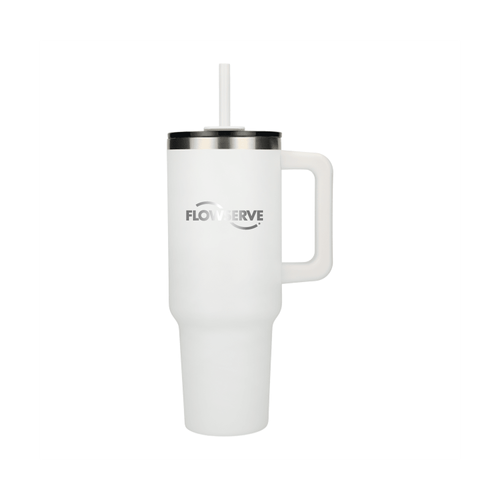 40 oz Vacuum Insulated Eco-Friendly Travel Tumbler With Straw image thumbnail