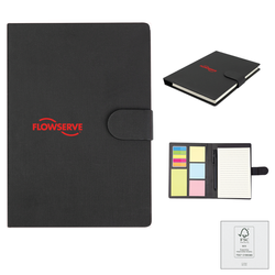 Image of Taylor Padfolio With Sticky Notes & Flags (Pen Included)
