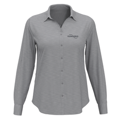 Image of Ladies Heathered Woven Shirt