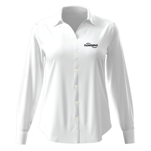 Ladies Heathered Woven Shirt image thumbnail