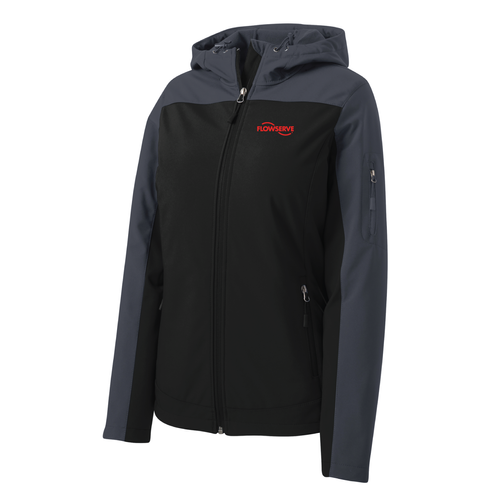 Ladies Hooded Core Soft Shell Jacket image thumbnail