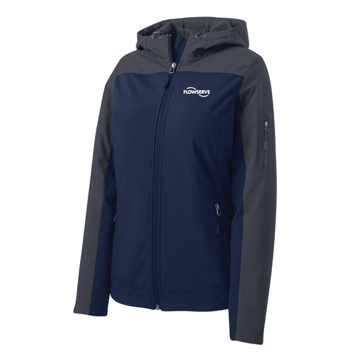 Ladies Hooded Core Soft Shell Jacket image thumbnail