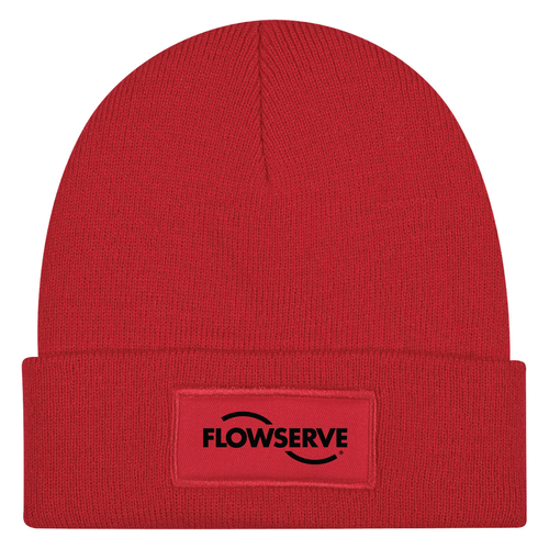 Patch Knit Beanie With Cuff image thumbnail Patch Knit Beanie With Cuff image thumbnail