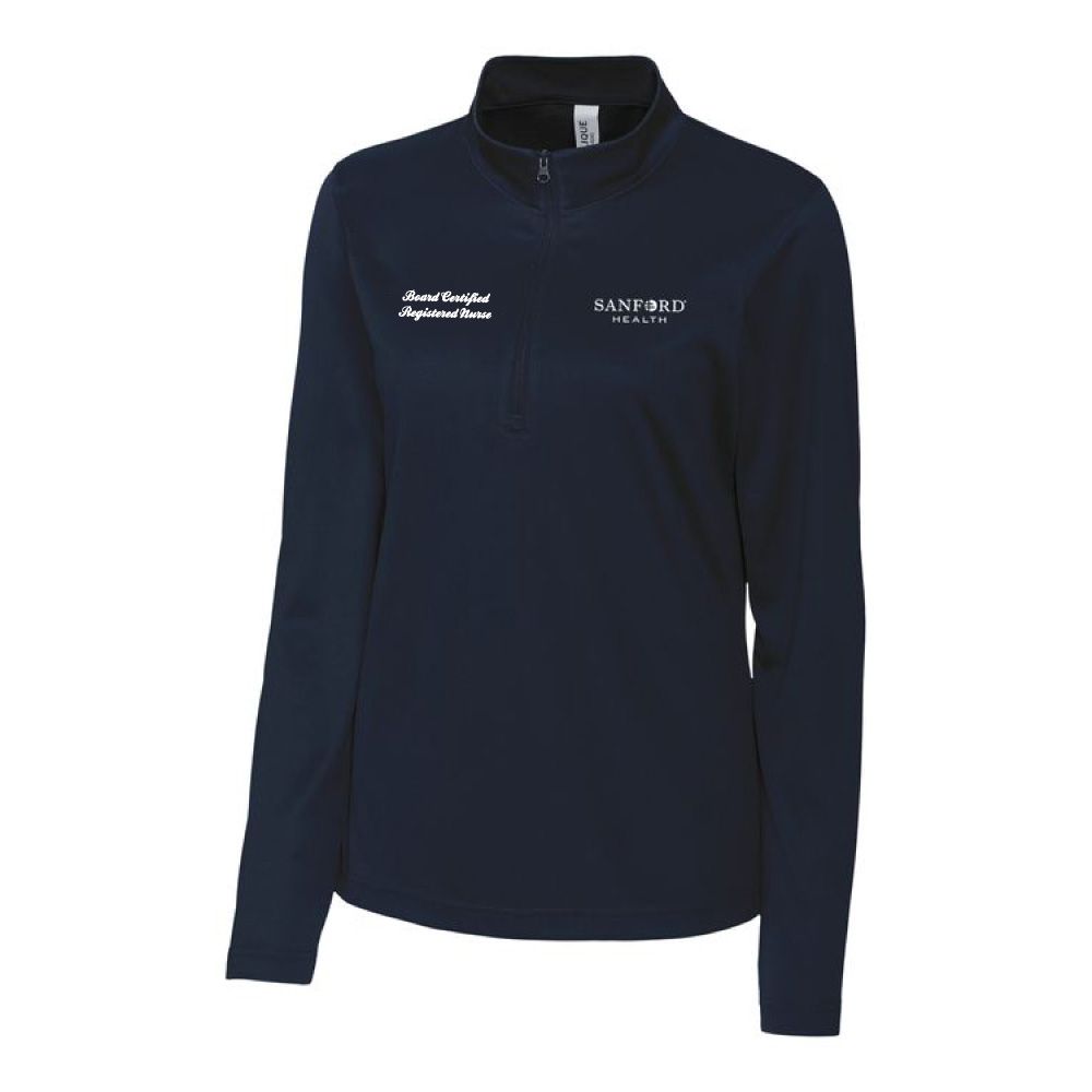 Certified Nurse - Spin Ladies Eco Performance Half Zip Pullover primary image