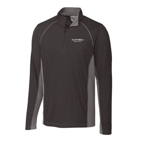 Ice Pique Colorblock Mens Half Zip Pullover image thumbnail