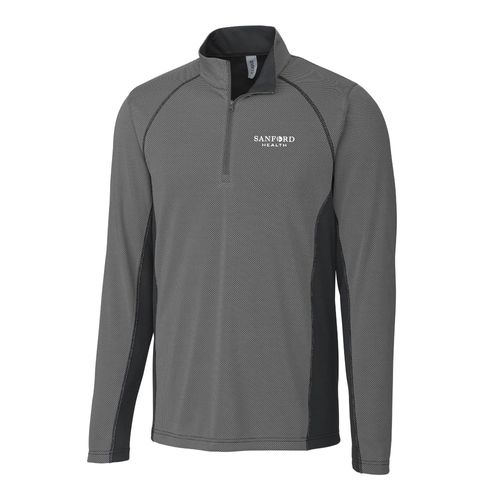 Ice Pique Colorblock Mens Half Zip Pullover image thumbnail