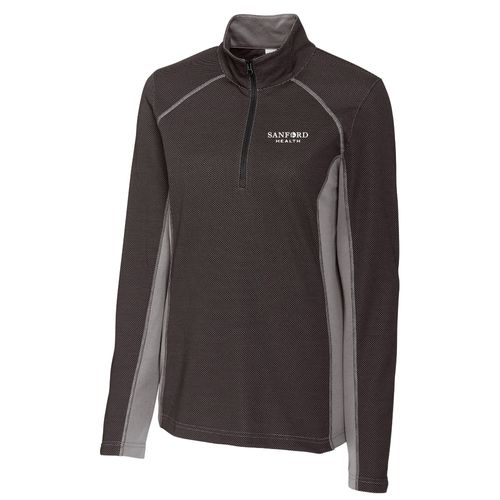 Ice Pique Colorblock Womens Half Zip Pullover image thumbnail