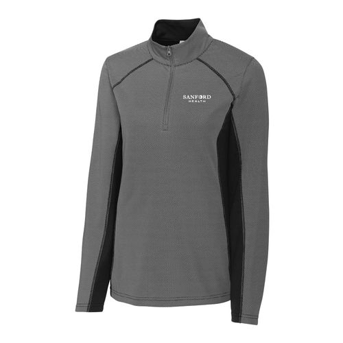 Ice Pique Colorblock Womens Half Zip Pullover image thumbnail