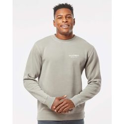 Image of Unisex Midweight Pigment-Dyed Crewneck Sweatshirt